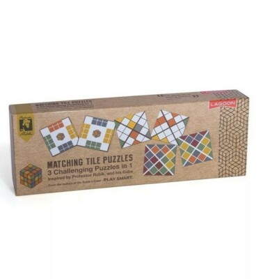 Lagune Rubik passende Fliesen Puzzle 3 in 1 herausforderndes mentales Brainteaser Geschenk