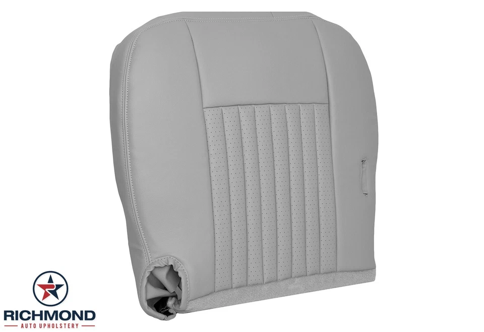 Mercury Marauder 2003-2004 - Parte inferior del lado del conductor cubierta de asiento de cuero genuino gris Foto 2 de 4