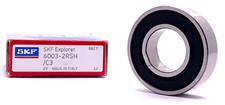 NEW SKF 6003 2RSH/C3 BALL BEARING, RUBBER SEALED ,17x35x10mm