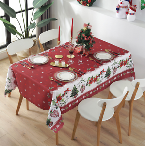 Engaging ebay christmas tablecloths Christmas Tablecloth Chair Cover Waterproof Dining Table Cloth Home Decor Ebay