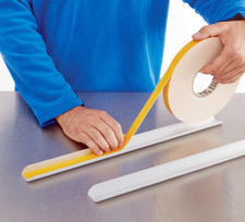 Double Sided Foam Tape,White 1mm in 6, 13, 21, 35mm - 50 metres roll