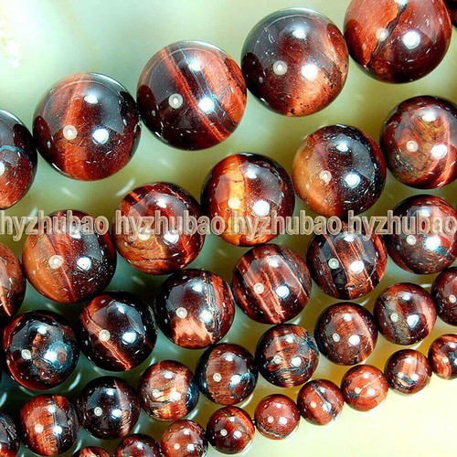 Wholesale 4/6/8/10/12/14mm Natural Mix Gemstones Smooth Round Loose Beads Strand - Picture 9 of 38