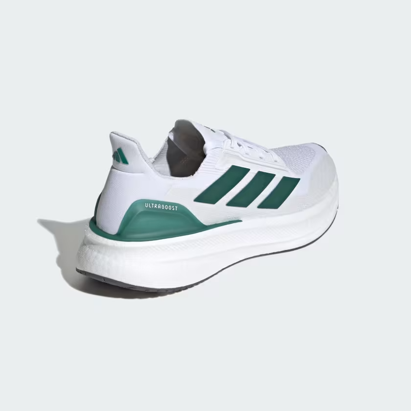 Men's Adidas UltraBoost 5X Running Shoes White / Green Sz 12
