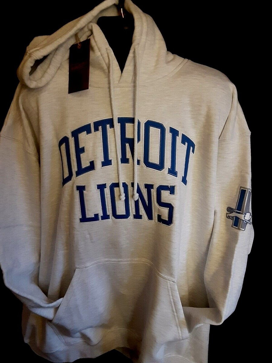 Detroit Lions Men's Mitchell Ness Big Tall Sweatshirt 3XLB or 4XLB
