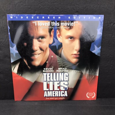 Telling Lies In America Laserdisc Widescreen LD Kevin Bacon Brad Renfro New