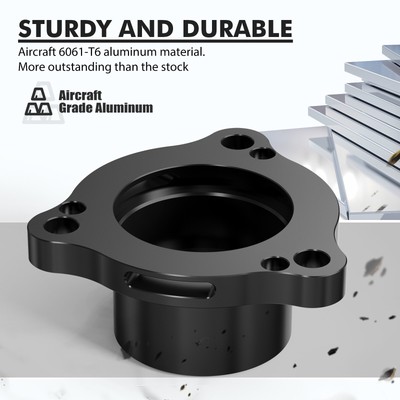 Distanziale Valvola Blow Off BOV Per Audi A3 / S3 / Q5 1.8 2.0 TFSI, BEVINSEE Nero