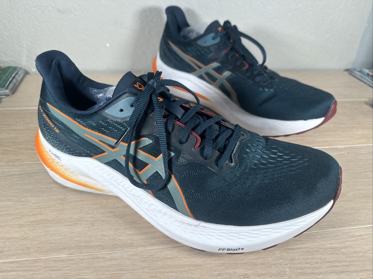Asics Mens GT 2000 12 1011B691 Blue Running Shoes Sneakers Size 12