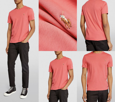 POLO RALPH LAUREN LUXURY Pima Cotton T-Shirt Soft Shirt Custom Slim Fit Tee S