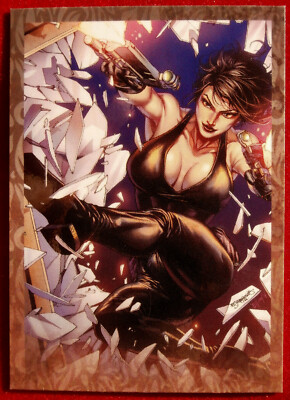 WOMEN OF DYNAMITE - LIMITED EDITION PROMO CARD 2 (#199 OF 200) - Breygent 2015