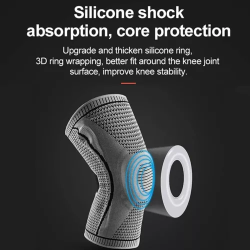 AmRelieve Ultra Knee Elite Compression Sleeve Knee Brace with Side Stabilizers - Bild 8 von 25