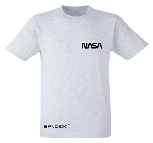 NASA SpaceX T-shirt Falcon, SPACE Agency tee  SpaceX Elon Musk T Shirt Unisex - Picture 9 of 10