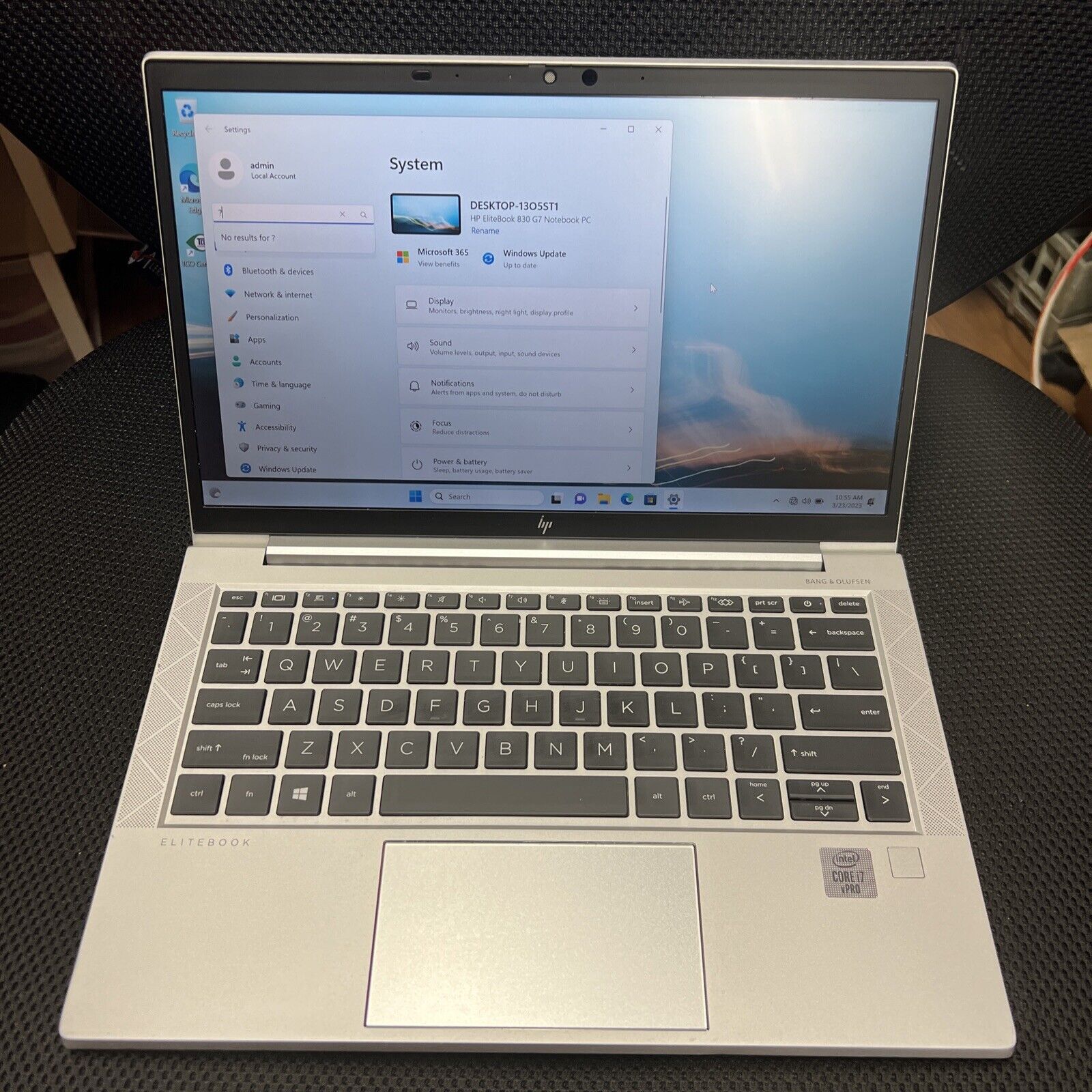 HP elitebook 830 G7 Intel core i7 10th Gen 256gb SSD 16gb RAM