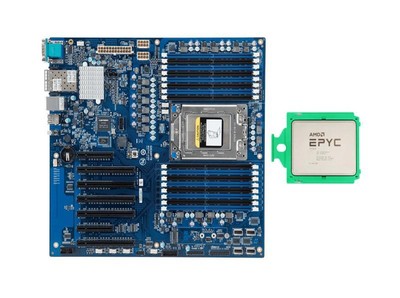 GIGABYTE MZ31-AR0(rev. 2.x) Motherboard With AMD EPYC 7302 CPU 