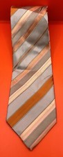 Kenneth Cole Reaction Multicolor Stripe Men's 100 Silk Neck Tie EUC
