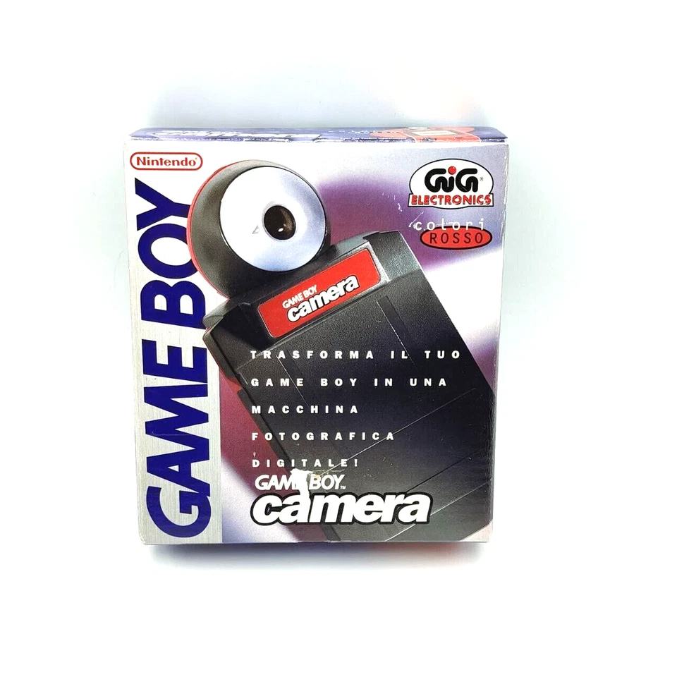 NINTENDO GAME BOY CAMERA Rosso BOX ORIGINALE COMPLETO con Scatola e Manuale - Immagine 2 di 4