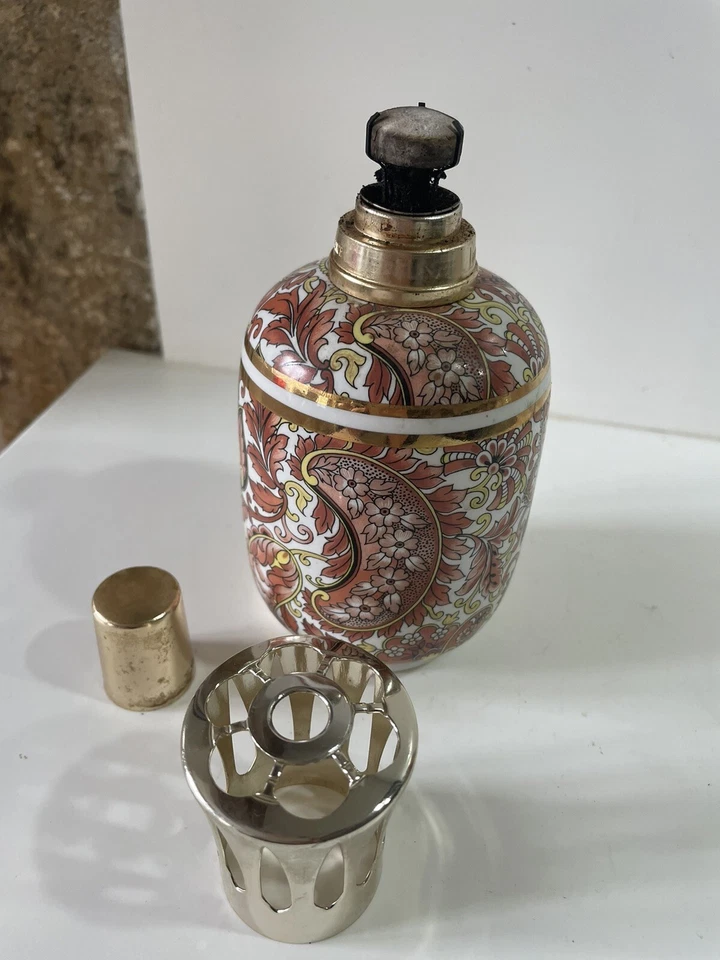 Diffuseur Parfum Ancienne Lampe BERGER Cachemire porcelaine PILLIVUYT KP - Photo 2/4