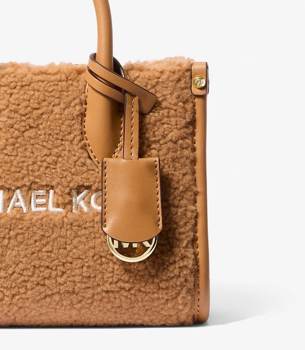 🔥NWT MICHAEL MICHAEL KORS Mirella Extra-Small Sherpa