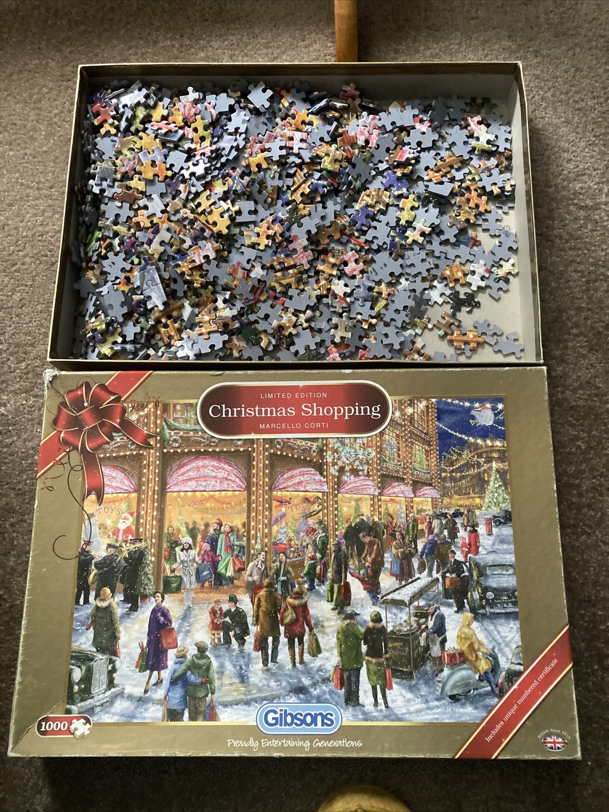 Gibsons Christmas Shopping 1000 Piece Jigsaw eBay