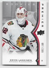 20/21 UPPER DECK PREMIER ROOKIES RC #54 Kevin Lankinen #7/299