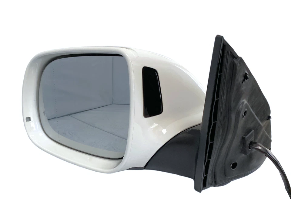 Espejo retrovisor lateral izquierdo blanco #124 asistencia de carril para Audi Q7 2010 2011 2012-2015 Foto 4 de 4