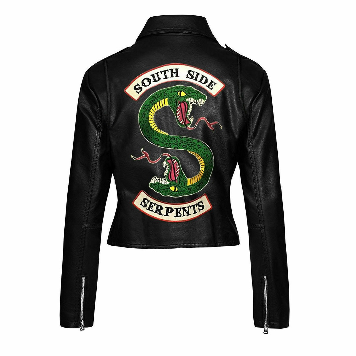 Riverdale Southside Serpents Jughead Jones Damen Echt Kunstleder Wear Jacke