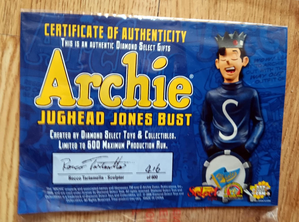 Archie Jughead - Limited Edition Bust / Figure - Diamond Select - Image 2 of 4
