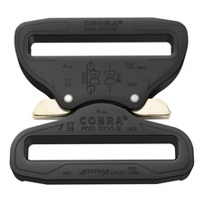 COBRA PRO STYLE Belt Buckle 58mm Quick Release Heavy Duty Aluminium Black