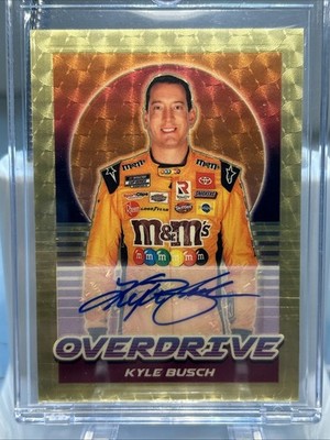 2022 Kyle Busch Chronicles Overdrive Racing Gold Vinyl Auto 1/1 One Of One #16