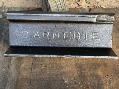 { Carnegie } Steel Train Track Approximately 20  Lbs.
