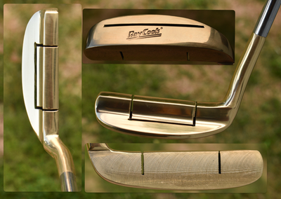 #ad Stunning Gold LEFT HAND Custom Ray Cook Putter Napa 8802 MILLED Engraved LH $199.95