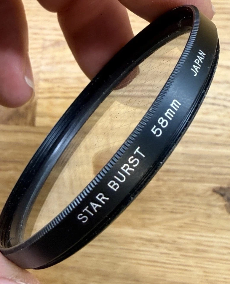 Unbranded Made In Japan 58mm Starburst Filter For SLR DSLR Camera Drone VGC - Image 1 of 2