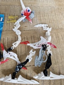 LEGO Bionicle 8921 Pridak Barraki Complete With Canister And Instructions Creeps