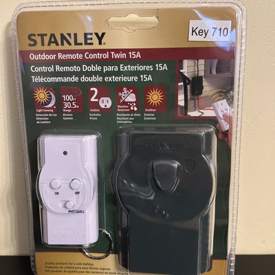 STANLEY Outdoor Remote Control Twin 15A NEW IN PACKAGE SEALED