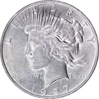 1927-D $1 Peace Dollar ~ AU Details