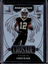 2022 Panini Rookies & Stars Chris Olave Crusade RC Silver Rookie #CR-16 Saints