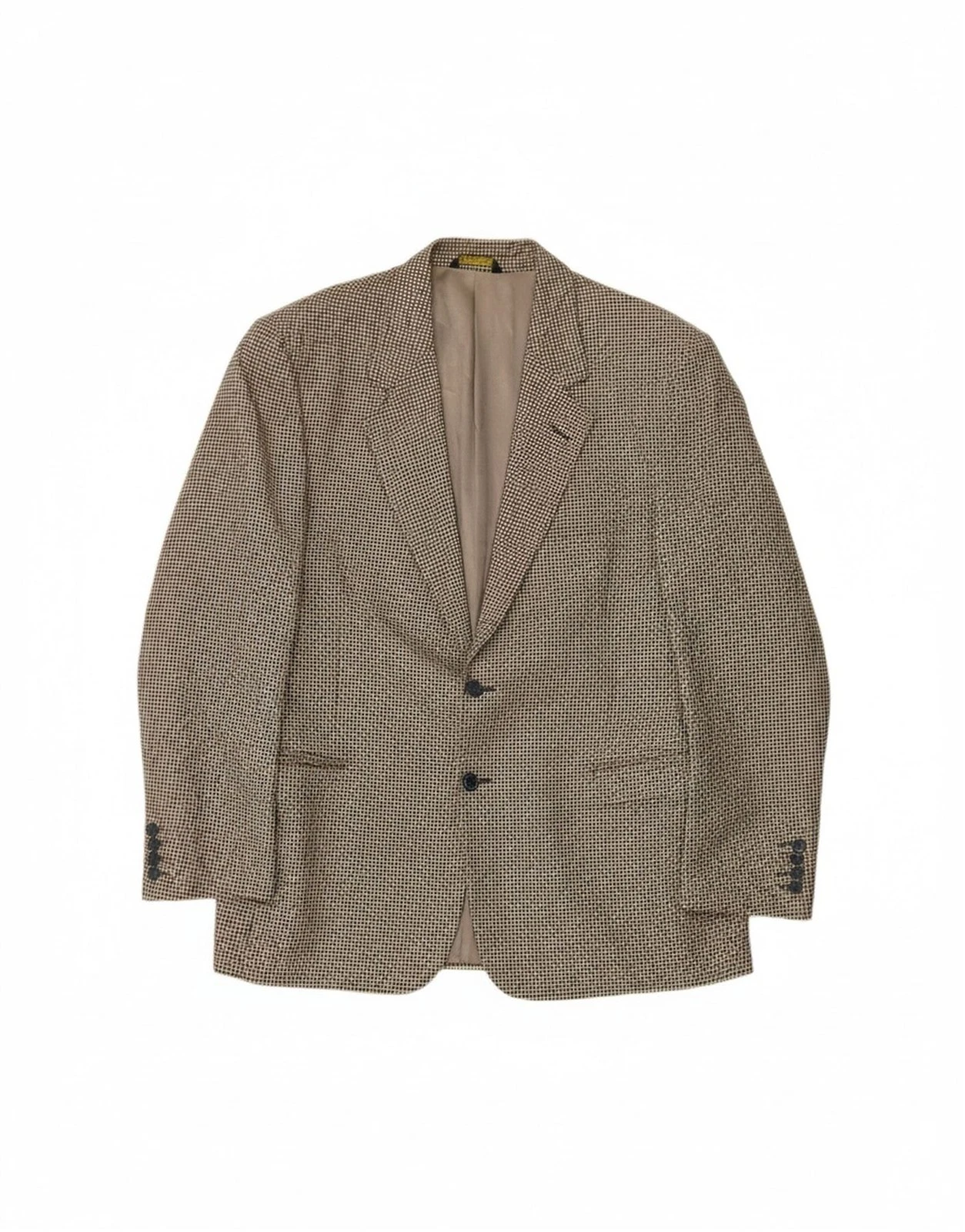 MARLANE Mens 2 Button Blazer Jacket IT 52 XL Grey Houndstooth BD11