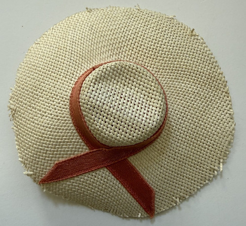 Vintage 1960s Barbie Doll Sheath Sensation Straw #986 HAT ONLY, Nice