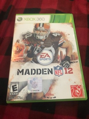 Madden 12 Microsoft Xbox 360 2011 Case No Manual Disc Tested Great Authentic