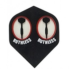 CLEAR DARTS RUTHLESS Standard Flights 100 Micron Ex-Tough 5 sets tracked