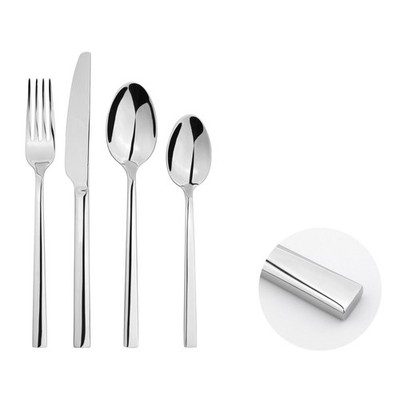 Besteckset Edelstahl Gabeln Löffel 18/8 Premium Qualität Gastronomie flach