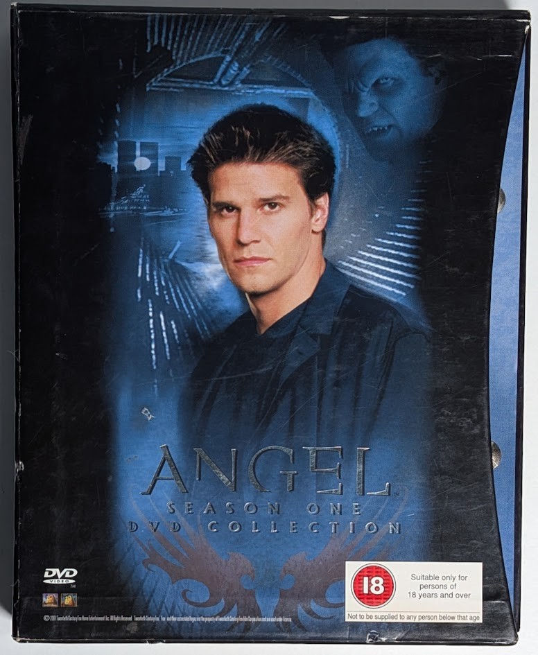 Angel Season One DVD (6 Disc Set, 1999) Joss Whedon David Boreanaz Buffyverse VG