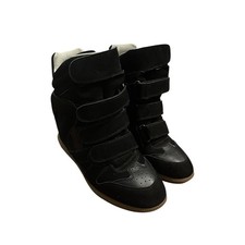 Isabel Marant Wedge Sneakers in Black. Size EU 36 and size US 6.5