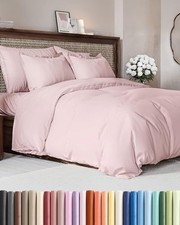 Duvet Cover Full Size Set - Full 80x90 33 - Lavender Pink No Comforter 