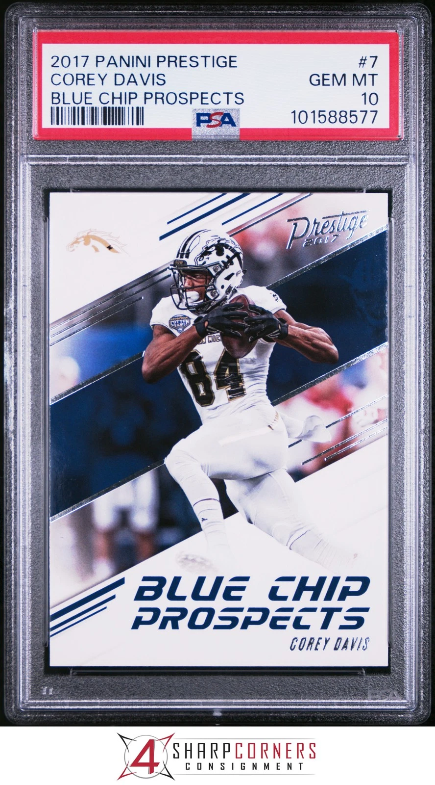 Corey Davis Panini Prestige Blue Chip Prospects #7 Base