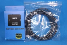 RCA to HDMI 1080P HD Converter Composite Audio Video Adapter AV2HDMI +10FT CABLE