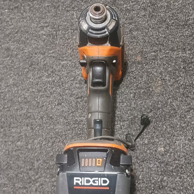 #ad RIDGID 18V Impact Driver with 4Ah Lithium Ion Battery Orange Black $52.98