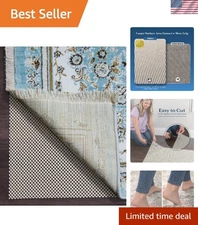 7x9 Ft Rug Pad Gripper for Hardwood Floors, Non Slip Rug Pads for Area Rugs, ...