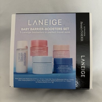 Laneige Water Bank Baby Barrier-Boosters Travel Size 5pc Set Hydrating