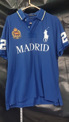 Polo by Ralph Lauren ポロシャツ XL 青 MADRID刺繍 Polo Ralph Lauren Polo Shirt XL Madrid Spain #2 Big Pony Luxury