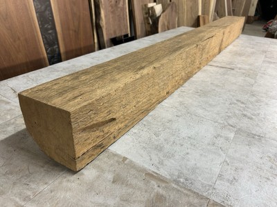 Reclaimed Barn Wood Beam/Fireplace Mantel Beam/Hand Hewn/Oak Mantle Beam/Bench